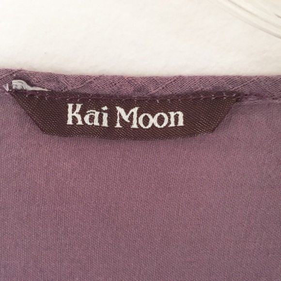 KAI MOON Boho Lavender Purple Tunic Top S/M - Picture 2 of 5